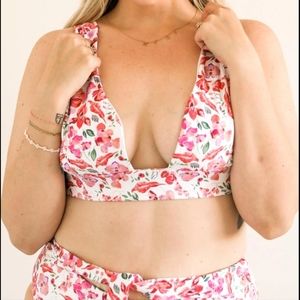 Londre x Birds Papaya Set (Small top, medium bottom)
